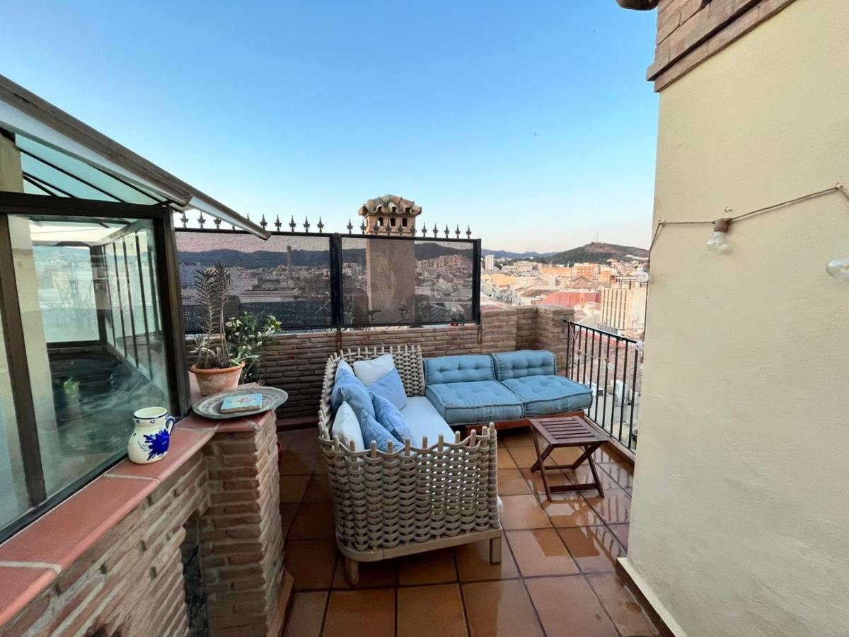 Penthouse Panorama With Large Terraces & 360 Views Apartment Málaga Exterior foto